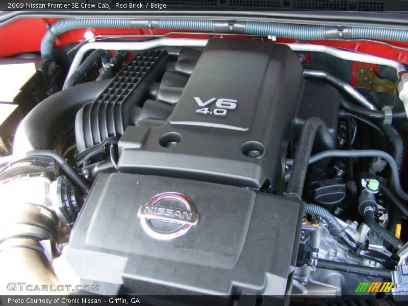 Red Brick / Beige 2009 Nissan Frontier SE Crew Cab