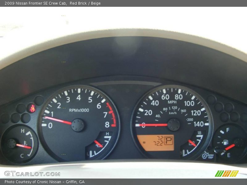 Red Brick / Beige 2009 Nissan Frontier SE Crew Cab