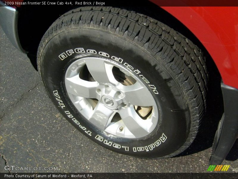 Red Brick / Beige 2009 Nissan Frontier SE Crew Cab 4x4