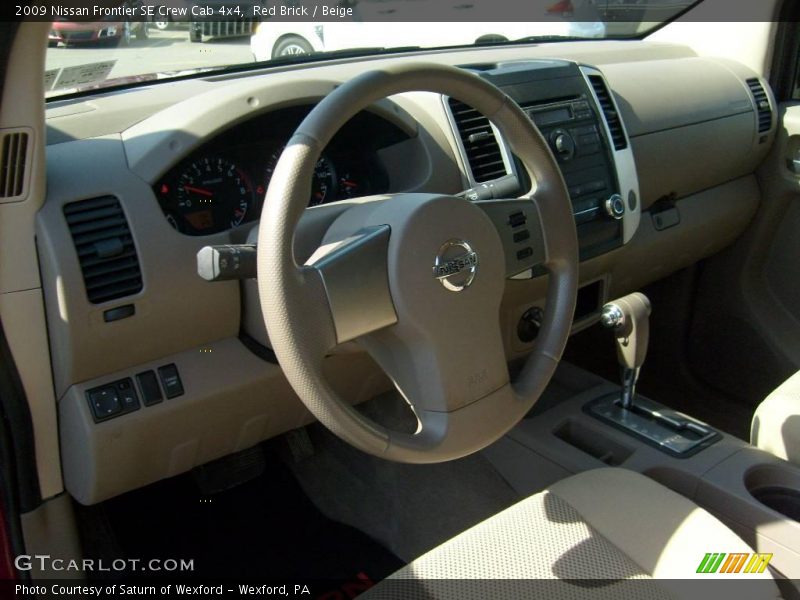 Red Brick / Beige 2009 Nissan Frontier SE Crew Cab 4x4