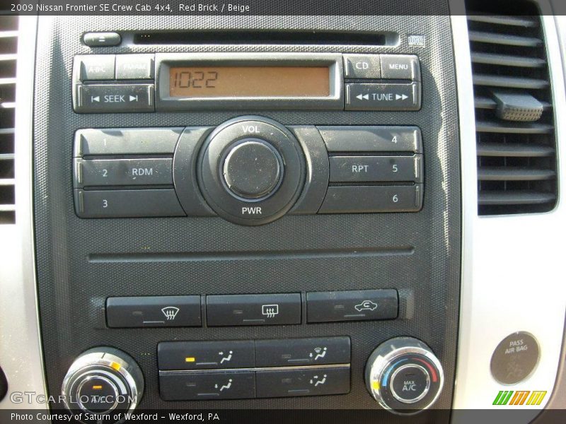 Red Brick / Beige 2009 Nissan Frontier SE Crew Cab 4x4