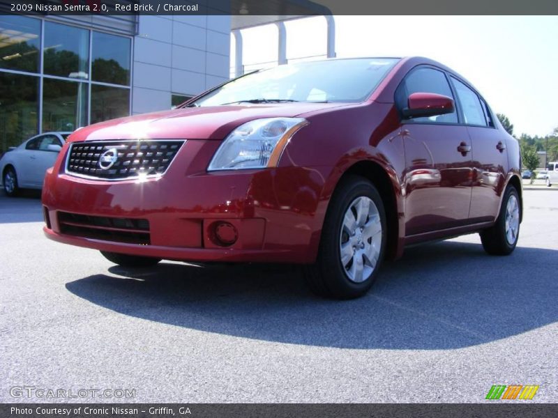 Red Brick / Charcoal 2009 Nissan Sentra 2.0