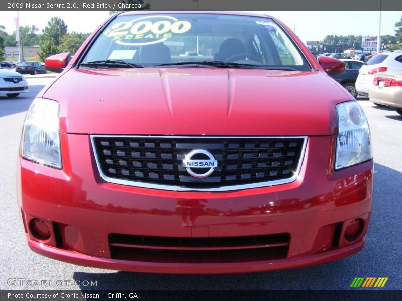 Red Brick / Charcoal 2009 Nissan Sentra 2.0