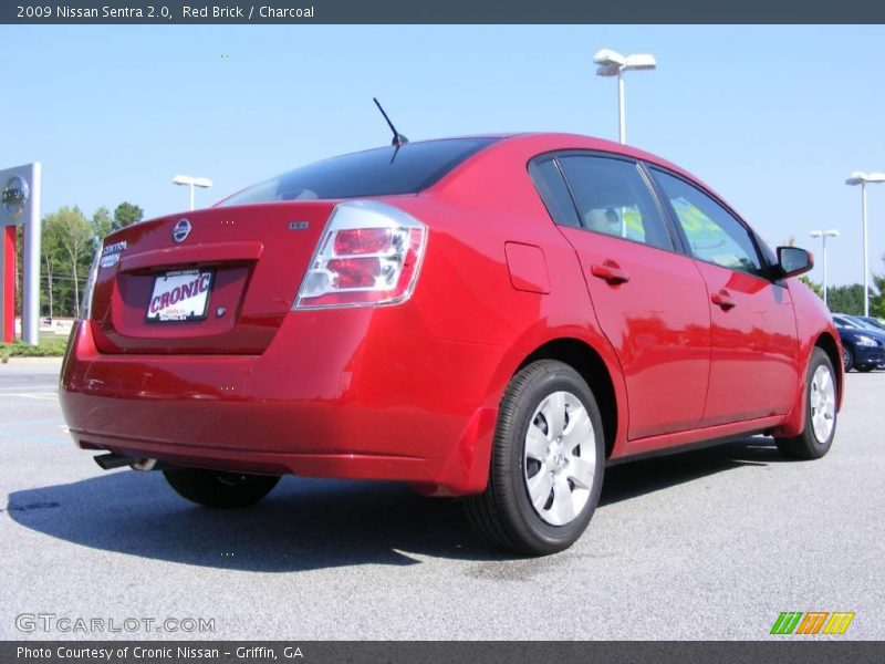 Red Brick / Charcoal 2009 Nissan Sentra 2.0