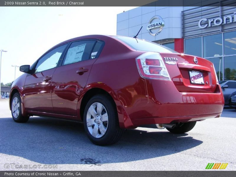 Red Brick / Charcoal 2009 Nissan Sentra 2.0