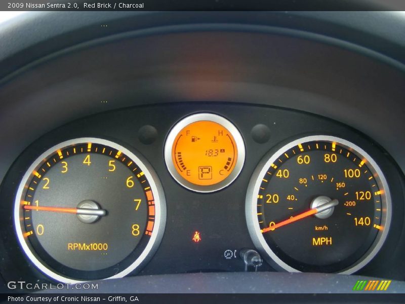 Red Brick / Charcoal 2009 Nissan Sentra 2.0