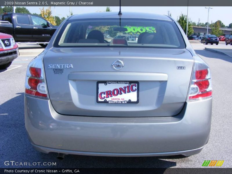 Magnetic Gray / Charcoal 2009 Nissan Sentra 2.0 S