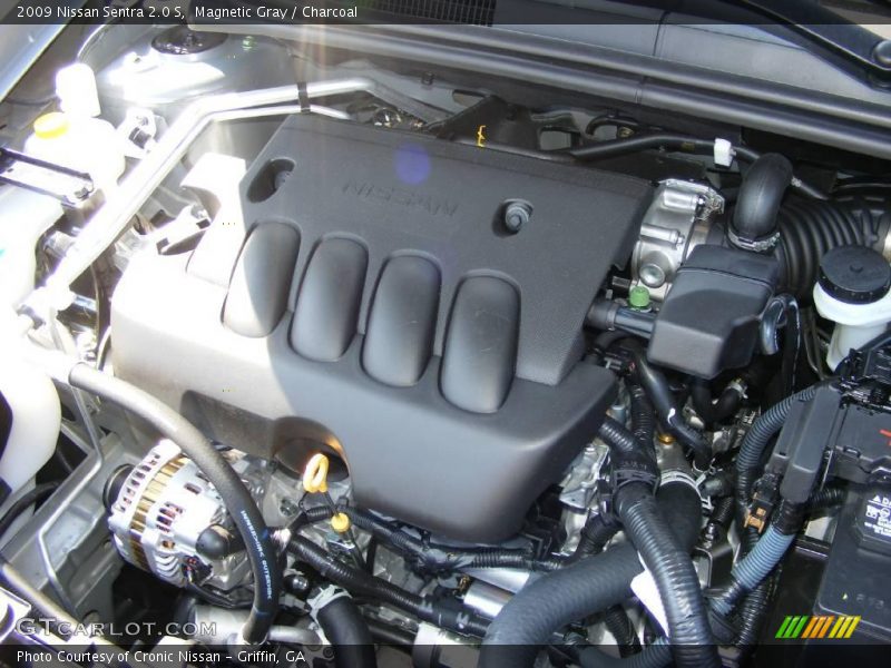Magnetic Gray / Charcoal 2009 Nissan Sentra 2.0 S