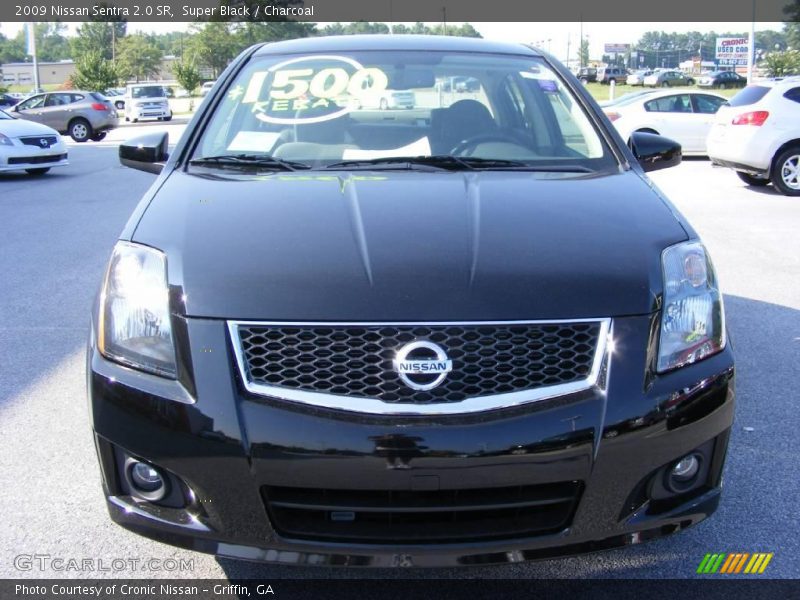 Super Black / Charcoal 2009 Nissan Sentra 2.0 SR