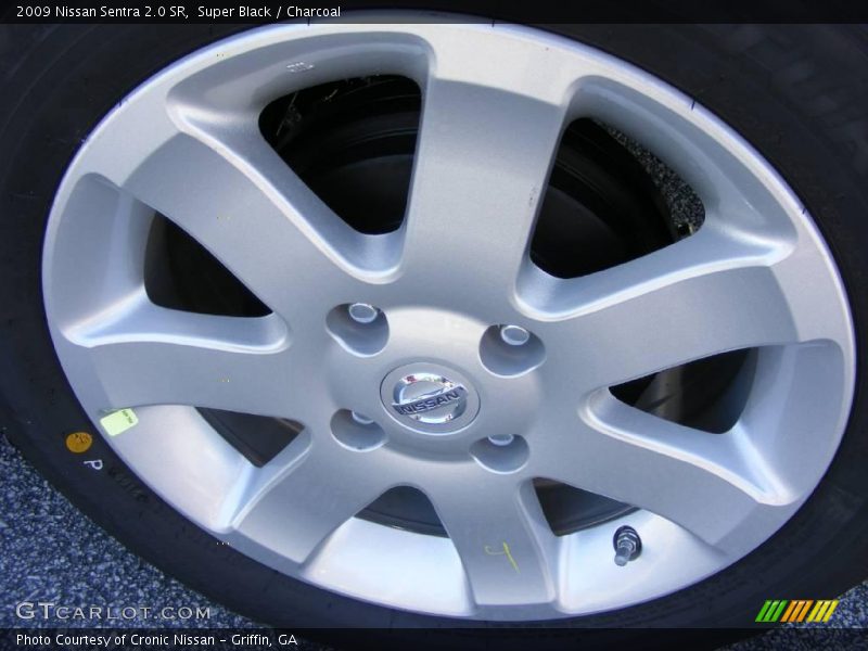 Super Black / Charcoal 2009 Nissan Sentra 2.0 SR