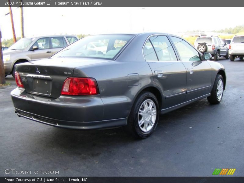 Titanium Gray Pearl / Gray 2003 Mitsubishi Galant ES