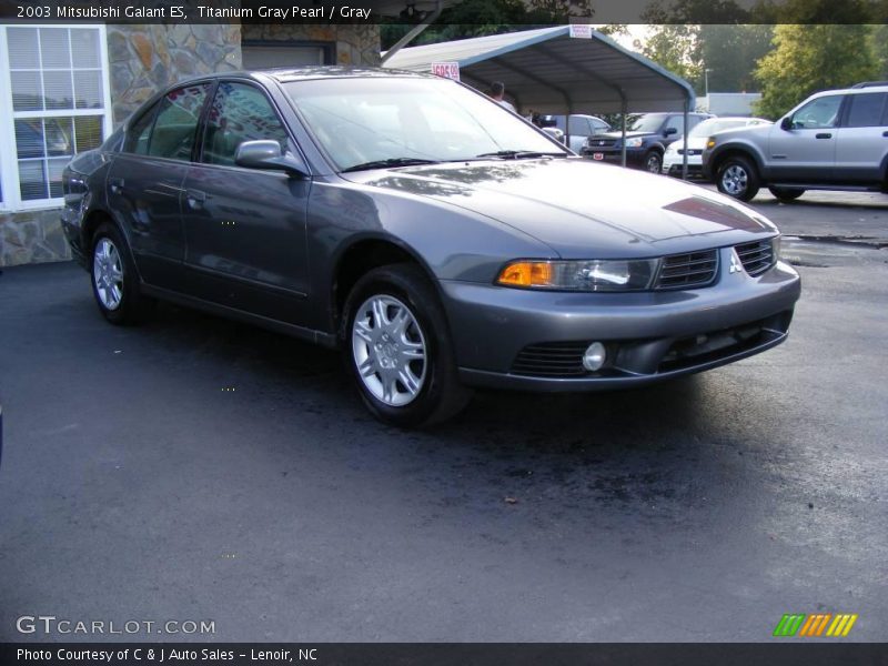 Titanium Gray Pearl / Gray 2003 Mitsubishi Galant ES