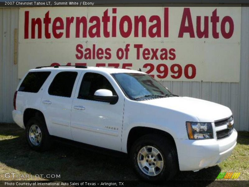 Summit White / Ebony 2007 Chevrolet Tahoe LT
