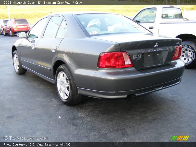 Titanium Gray Pearl / Gray 2003 Mitsubishi Galant ES