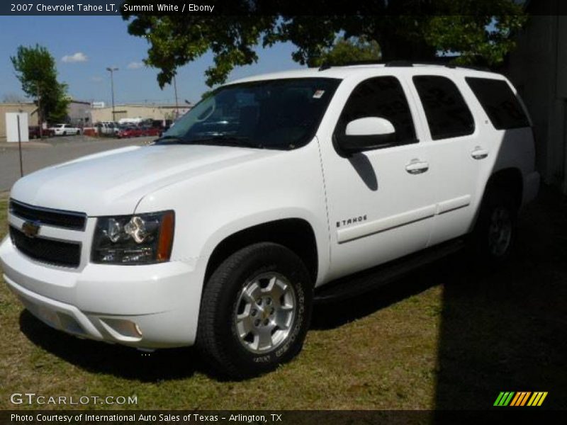 Summit White / Ebony 2007 Chevrolet Tahoe LT