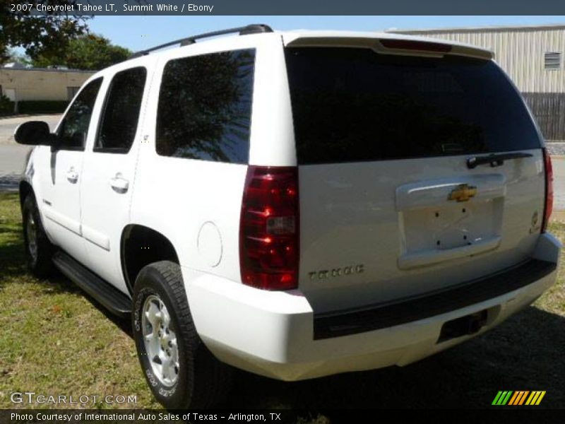 Summit White / Ebony 2007 Chevrolet Tahoe LT