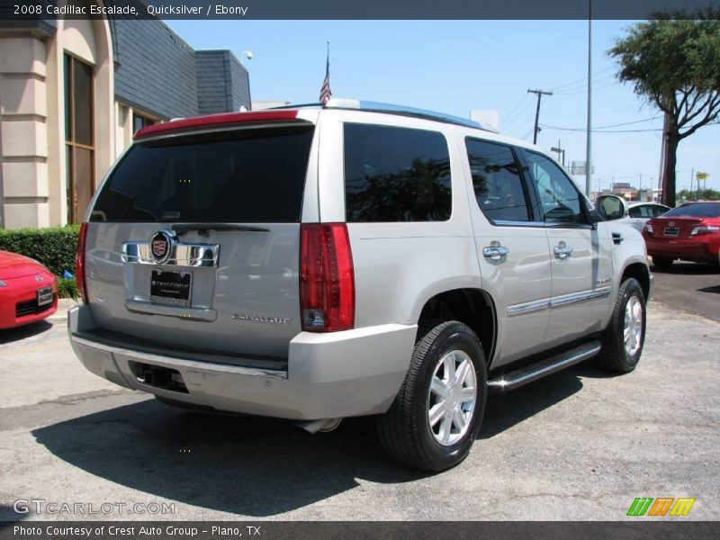 Quicksilver / Ebony 2008 Cadillac Escalade