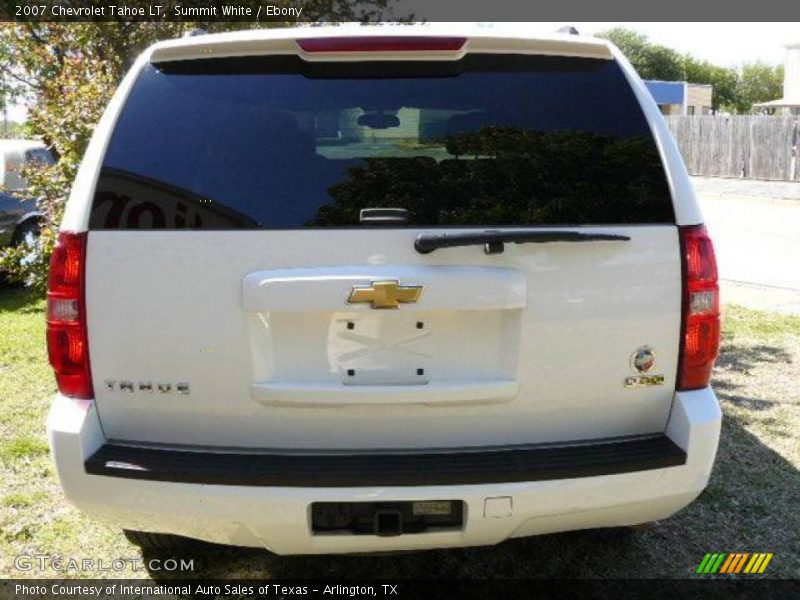 Summit White / Ebony 2007 Chevrolet Tahoe LT