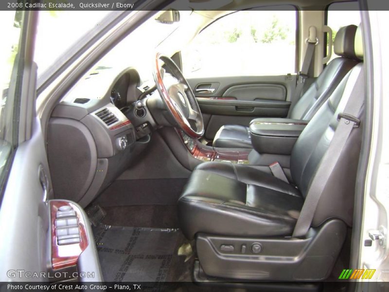 Quicksilver / Ebony 2008 Cadillac Escalade