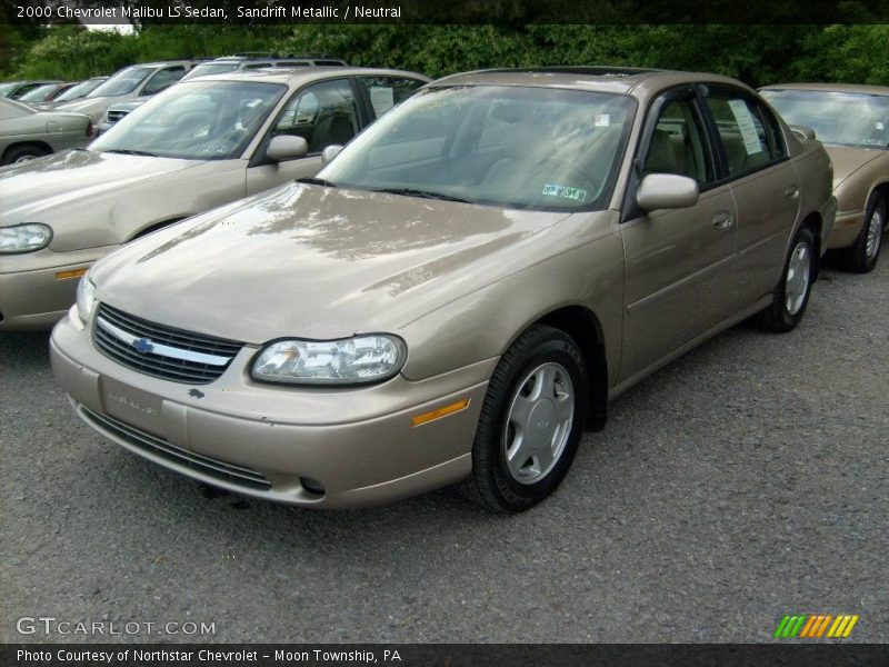 Sandrift Metallic / Neutral 2000 Chevrolet Malibu LS Sedan