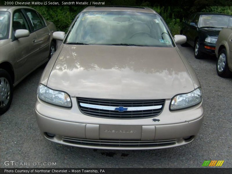 Sandrift Metallic / Neutral 2000 Chevrolet Malibu LS Sedan