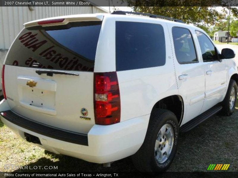 Summit White / Ebony 2007 Chevrolet Tahoe LT