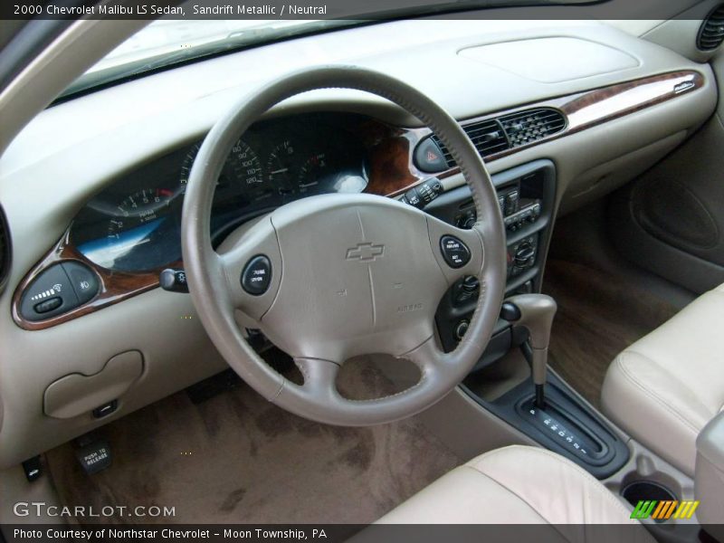 Sandrift Metallic / Neutral 2000 Chevrolet Malibu LS Sedan