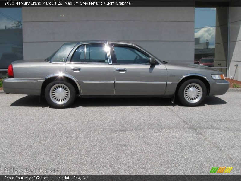 Medium Grey Metallic / Light Graphite 2000 Mercury Grand Marquis LS