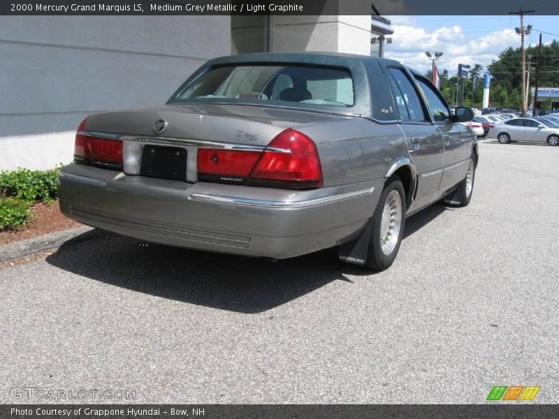 Medium Grey Metallic / Light Graphite 2000 Mercury Grand Marquis LS
