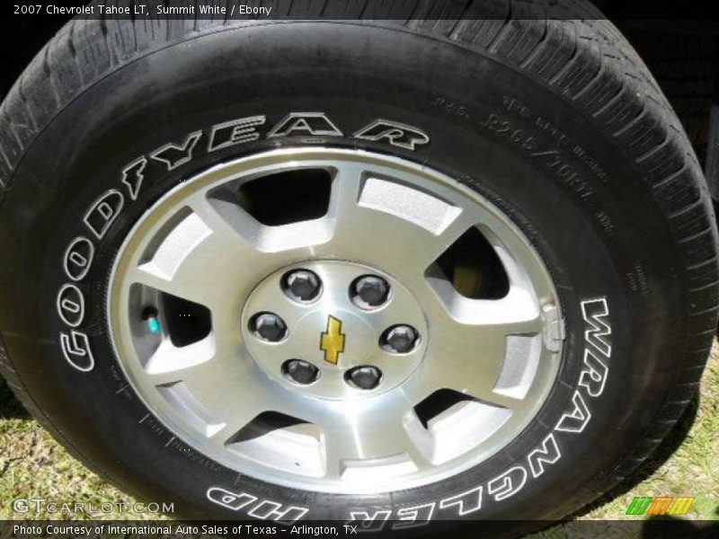 Summit White / Ebony 2007 Chevrolet Tahoe LT