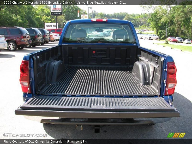 Arrival Blue Metallic / Medium Gray 2003 Chevrolet Silverado 1500 Extended Cab 4x4