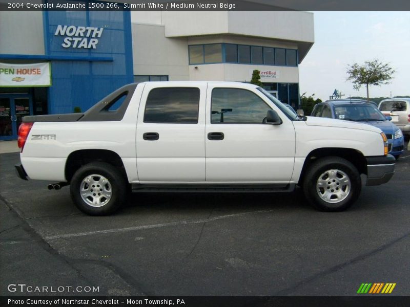 Summit White / Medium Neutral Beige 2004 Chevrolet Avalanche 1500 Z66