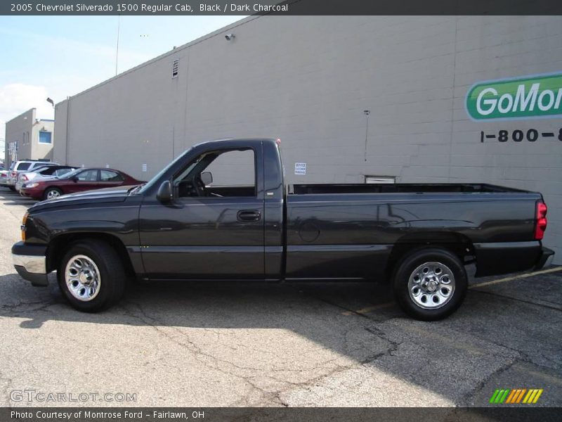 Black / Dark Charcoal 2005 Chevrolet Silverado 1500 Regular Cab