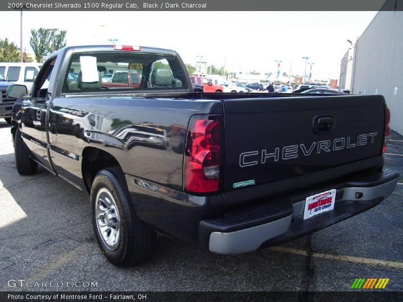 Black / Dark Charcoal 2005 Chevrolet Silverado 1500 Regular Cab