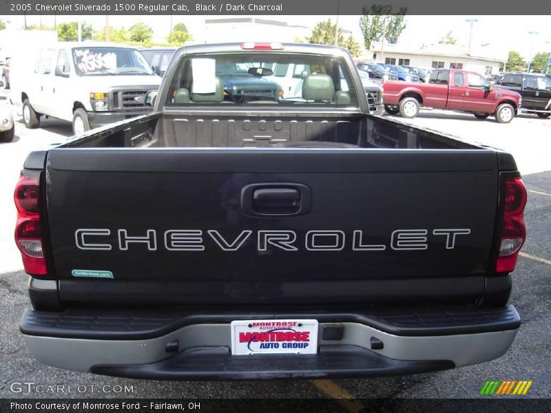 Black / Dark Charcoal 2005 Chevrolet Silverado 1500 Regular Cab