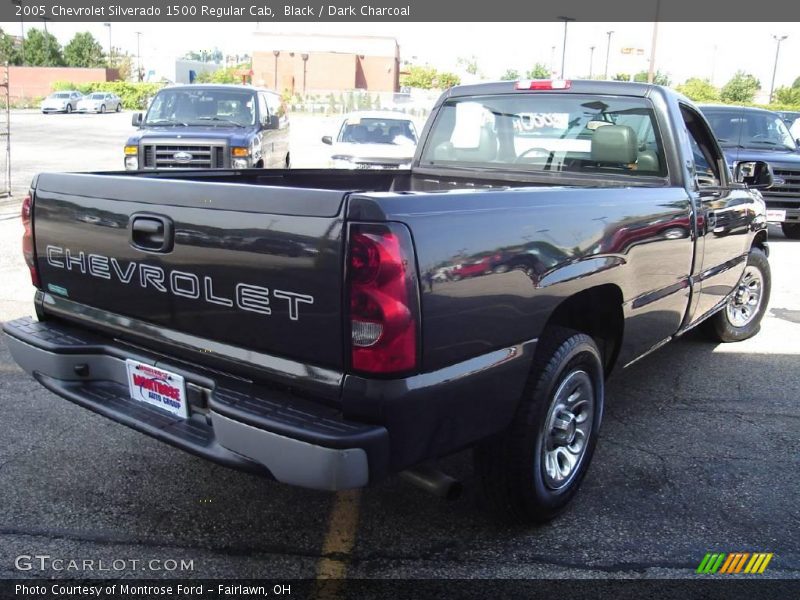 Black / Dark Charcoal 2005 Chevrolet Silverado 1500 Regular Cab