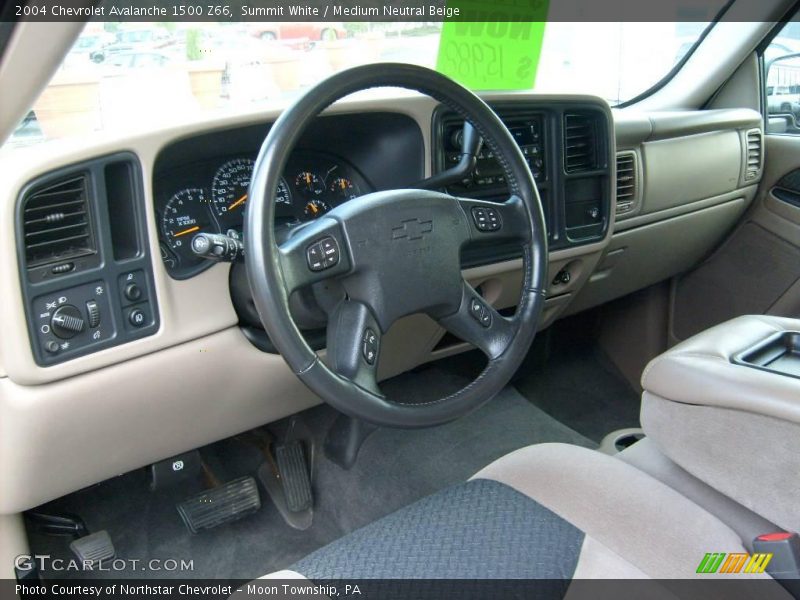 Summit White / Medium Neutral Beige 2004 Chevrolet Avalanche 1500 Z66