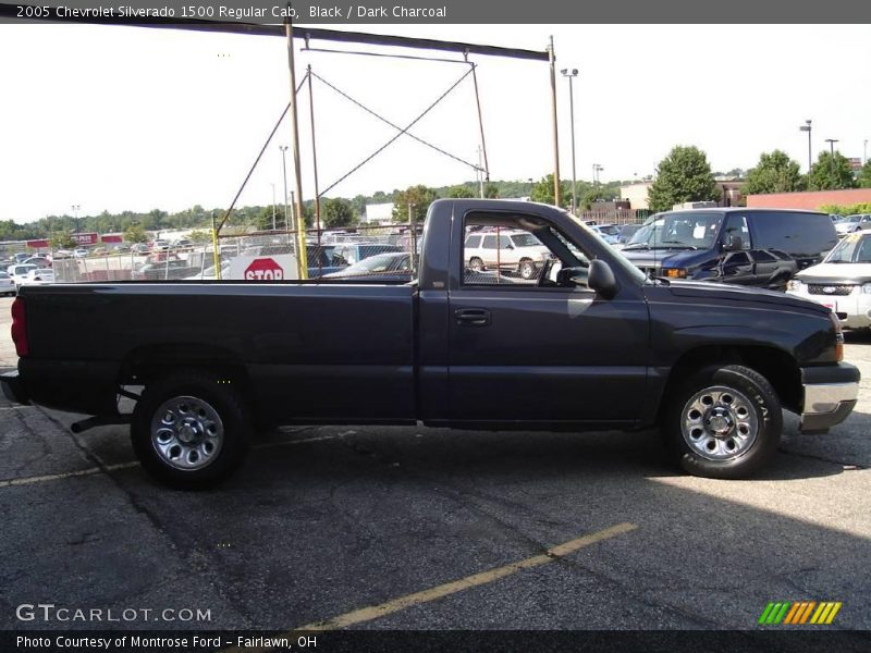 Black / Dark Charcoal 2005 Chevrolet Silverado 1500 Regular Cab