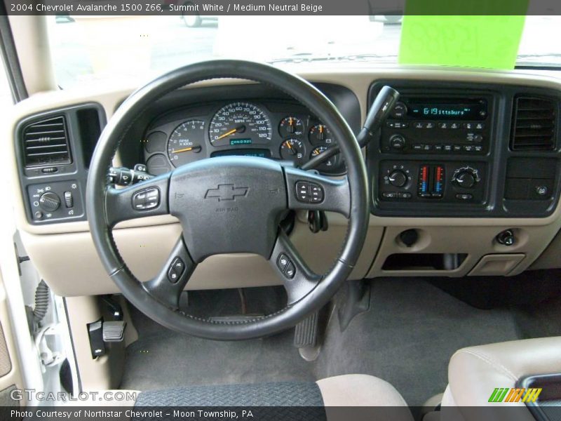 Summit White / Medium Neutral Beige 2004 Chevrolet Avalanche 1500 Z66