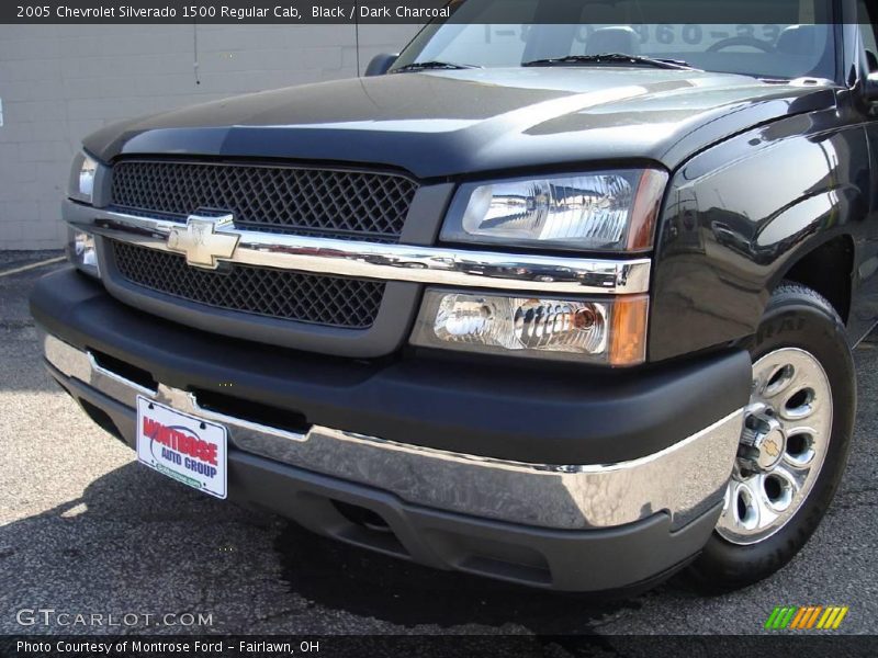 Black / Dark Charcoal 2005 Chevrolet Silverado 1500 Regular Cab