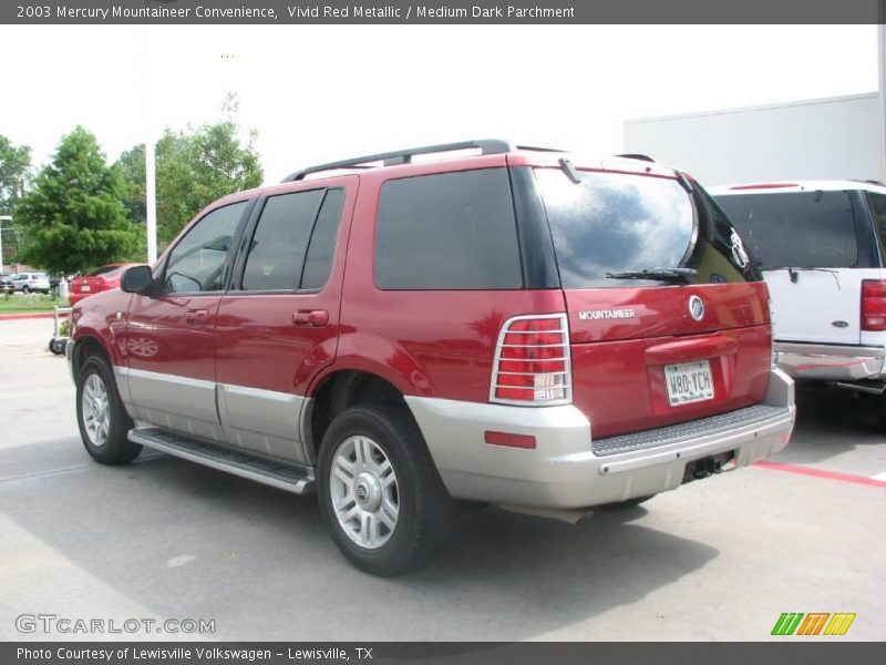 Vivid Red Metallic / Medium Dark Parchment 2003 Mercury Mountaineer Convenience