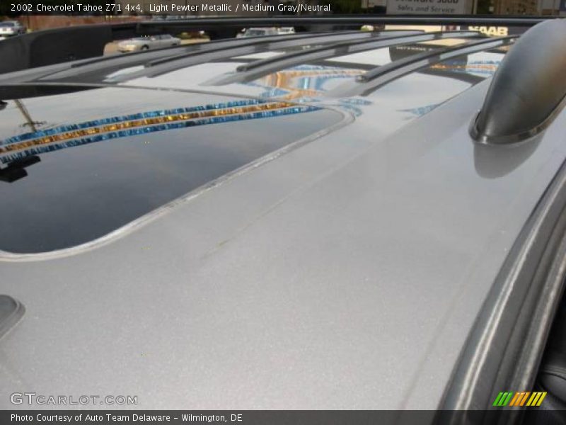 Light Pewter Metallic / Medium Gray/Neutral 2002 Chevrolet Tahoe Z71 4x4
