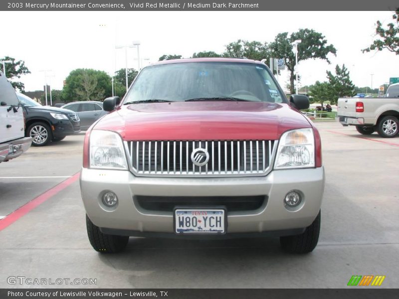 Vivid Red Metallic / Medium Dark Parchment 2003 Mercury Mountaineer Convenience