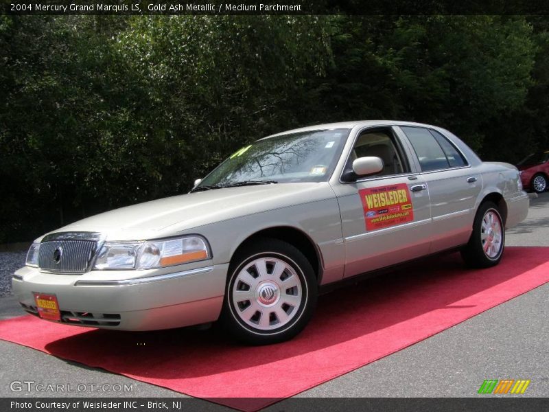Gold Ash Metallic / Medium Parchment 2004 Mercury Grand Marquis LS