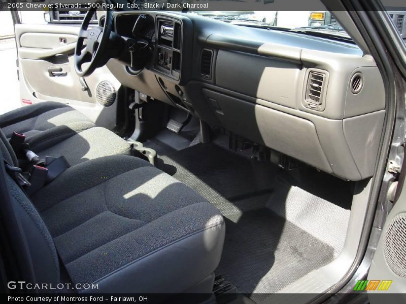 Black / Dark Charcoal 2005 Chevrolet Silverado 1500 Regular Cab