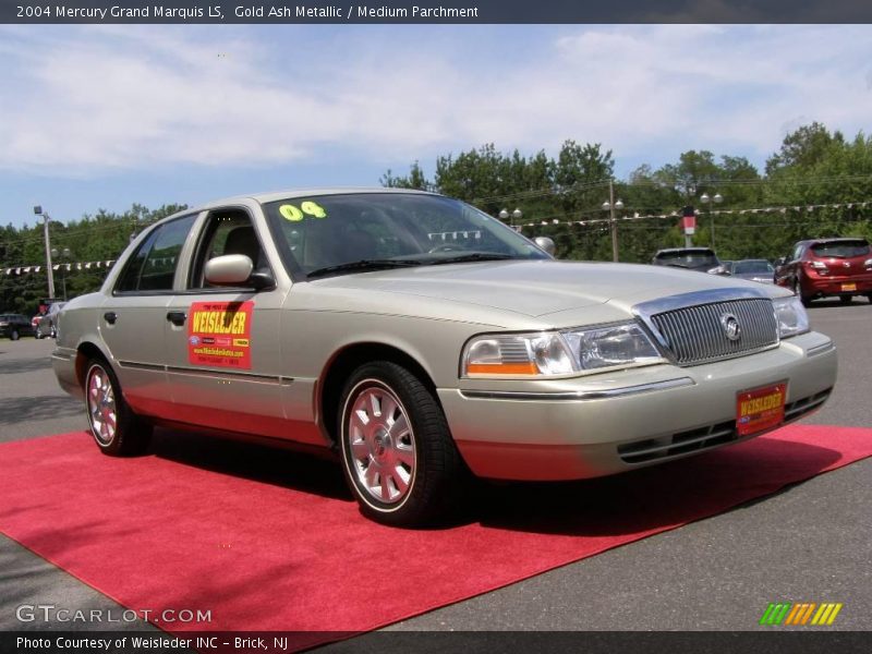 Gold Ash Metallic / Medium Parchment 2004 Mercury Grand Marquis LS