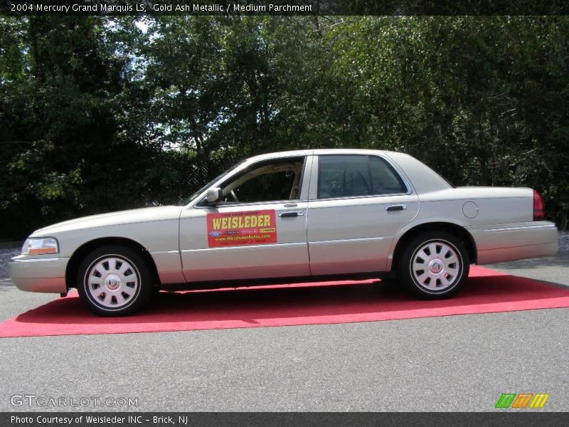 Gold Ash Metallic / Medium Parchment 2004 Mercury Grand Marquis LS