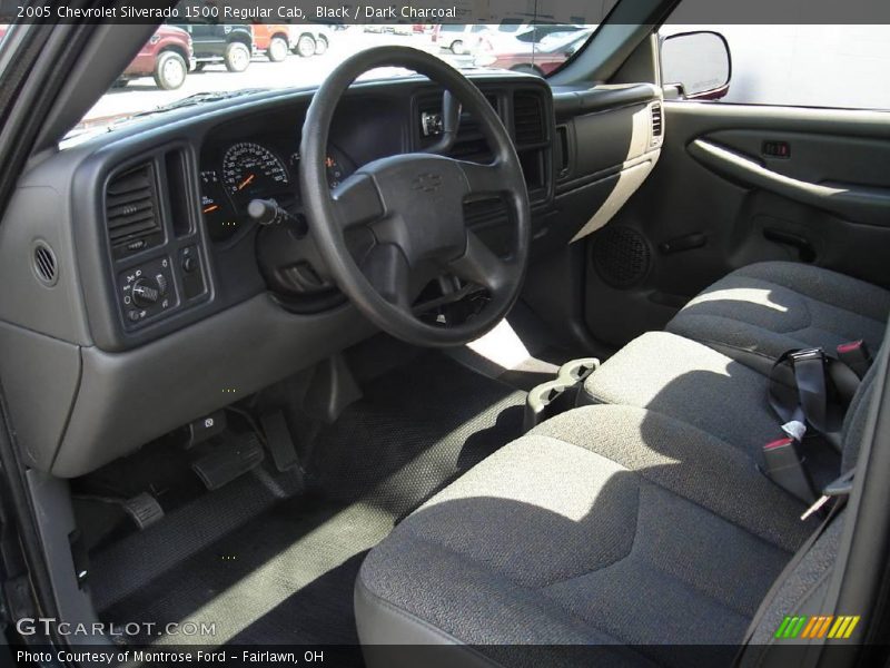 Black / Dark Charcoal 2005 Chevrolet Silverado 1500 Regular Cab