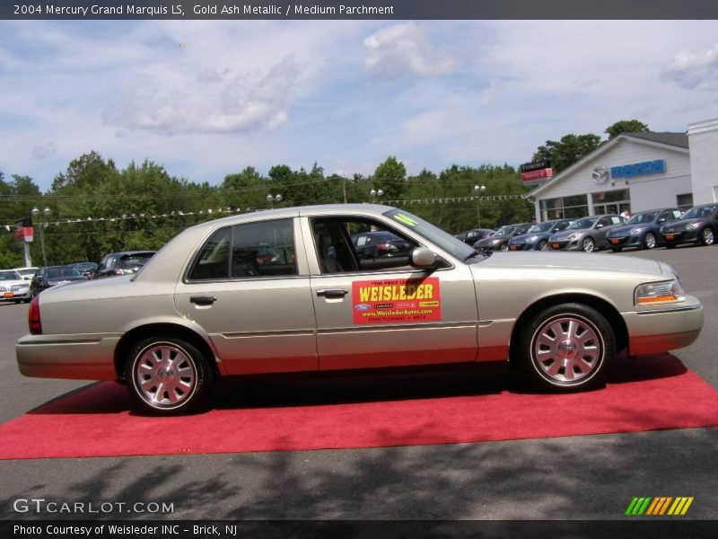 Gold Ash Metallic / Medium Parchment 2004 Mercury Grand Marquis LS