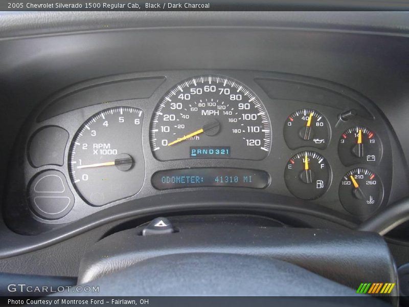 Black / Dark Charcoal 2005 Chevrolet Silverado 1500 Regular Cab